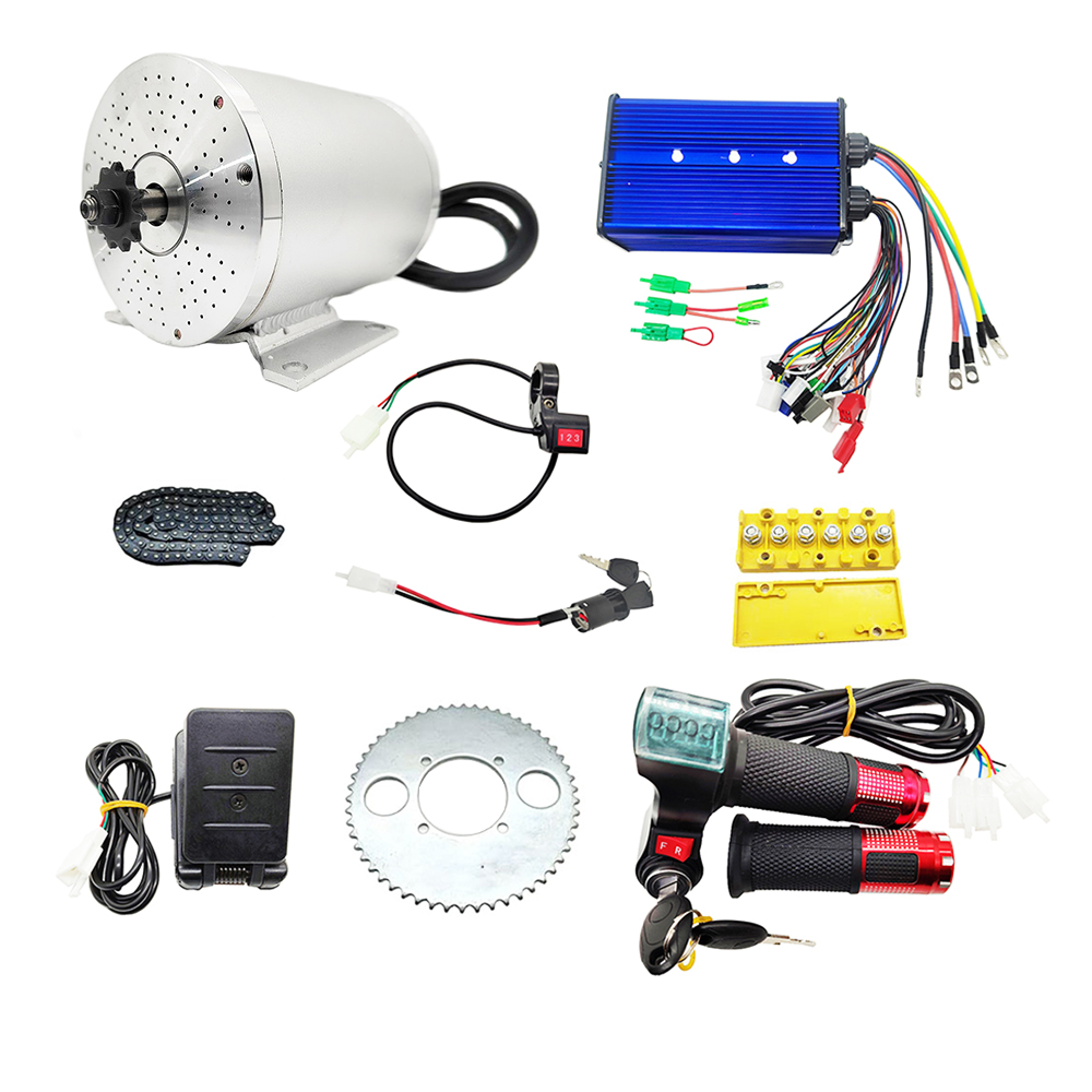 Mid Drive Motor Kit 72V 3000W - Elektrikli Fırçasız DC Motor Kiti Orta