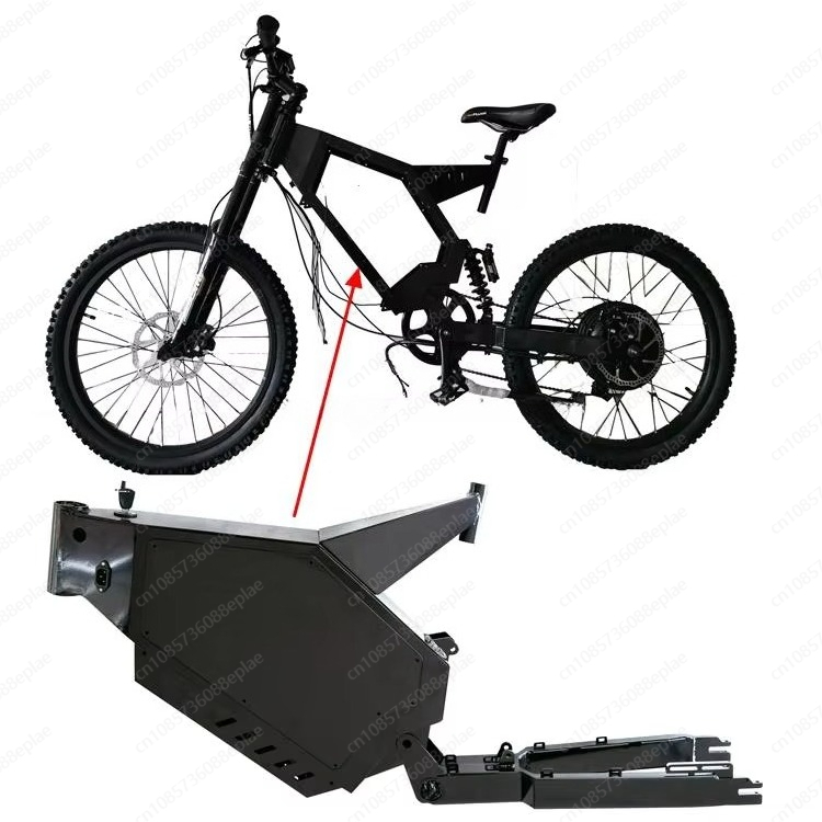 8000W Stealth Bomber Ebike - Stealth Bomber E-bisiklet Kadrosu, Tam Süspansiyonlu