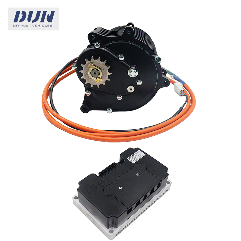 Mid Drive Motor Kit 72V 3000W - QS138 72v 70H 3000W V3 100km/s