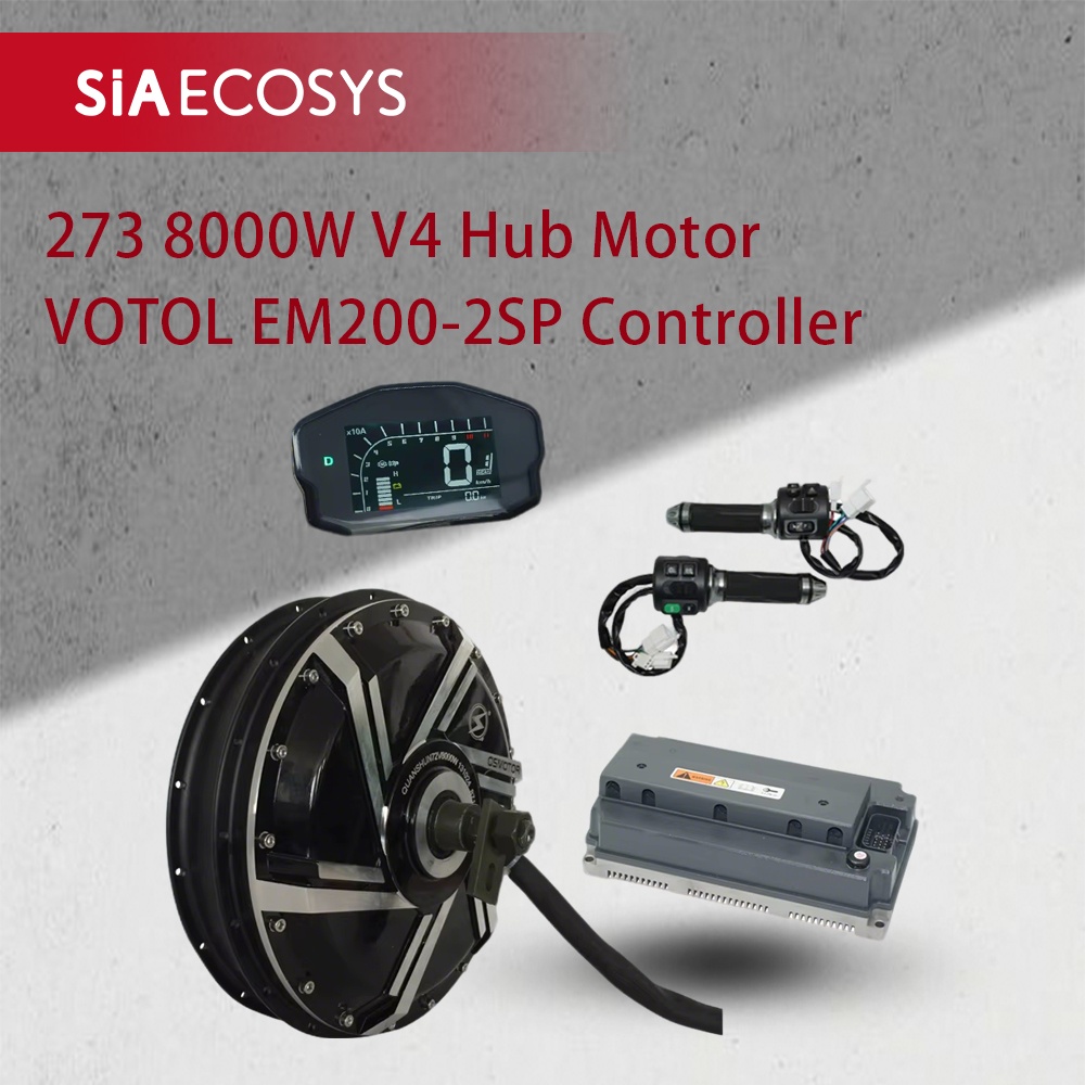 Qs273 Hub Motor 8000W 72V - QSMOTOR QS273 8000W Yüksek Hızlı Tel