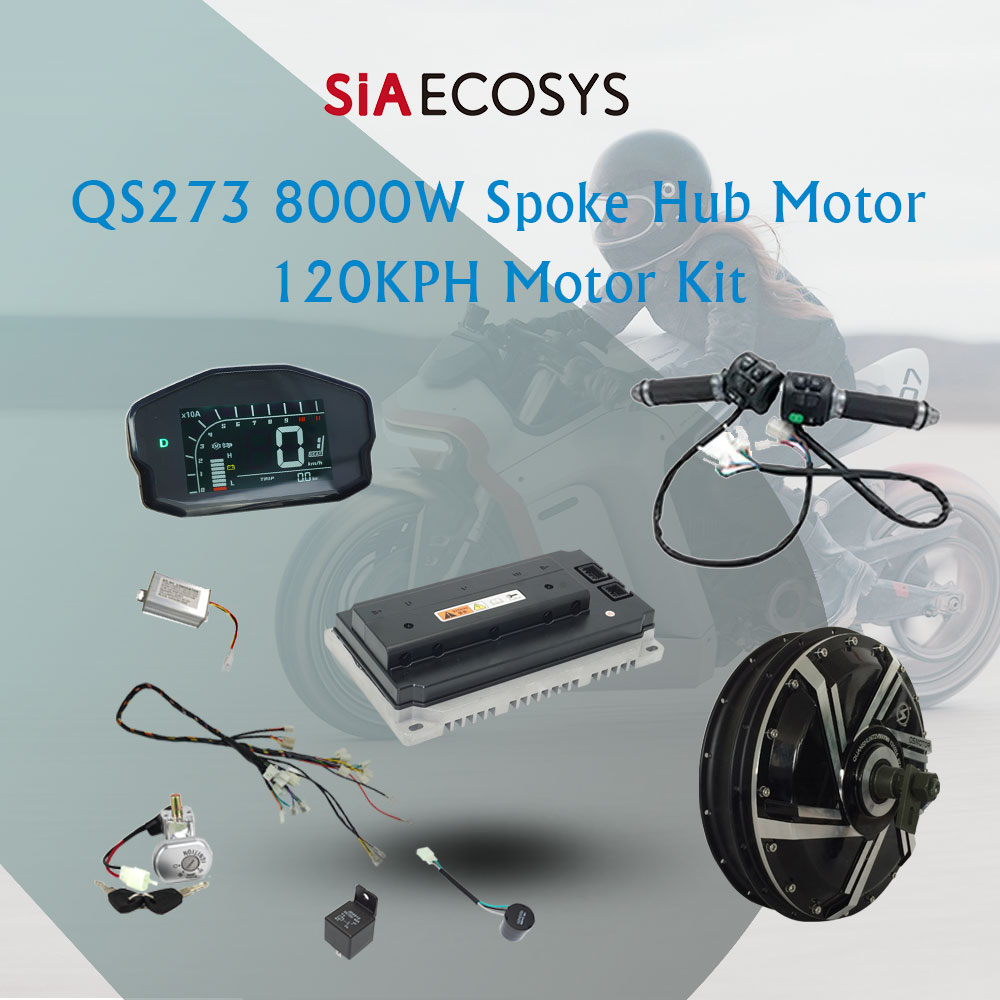 Qs273 Hub Motor 8000W 72V - QS273 8000W V3 72V 120km/s Yüksek