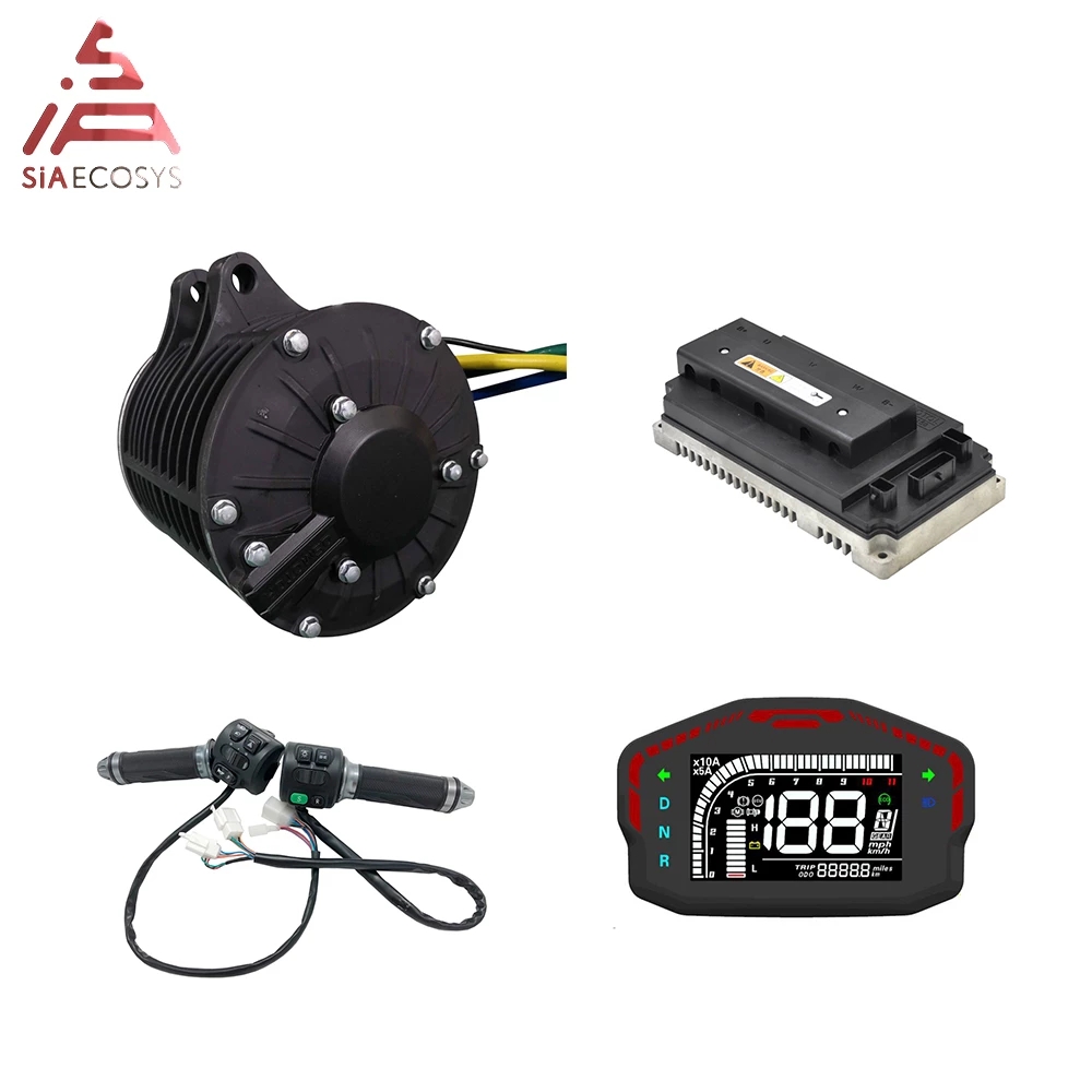 Mid Drive Motor Kit 72V 3000W - QS138 3000W V2 ortadan tahrikli motor