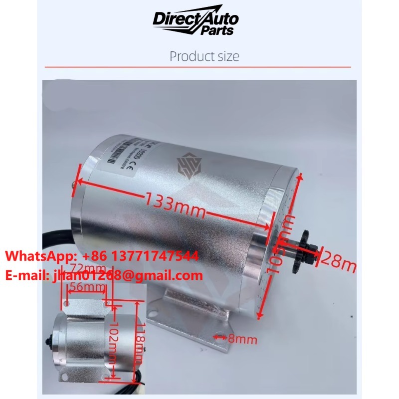 Electric Motorcycle Conversion Kit 72V - 3000W 60V/72V Yüksek Güçlü Elektrikli Motosiklet