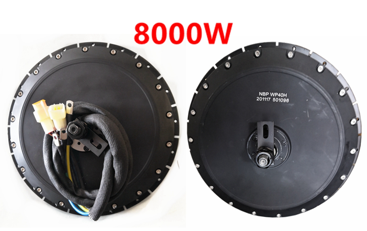 Qs273 Hub Motor 8000W 72V - ABD Stok QS273 40H Tepe 8000W