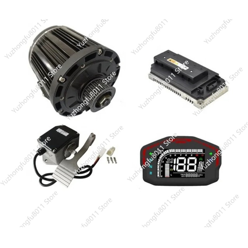 Mid Drive Motor Kit 72V 3000W - 3000W Orta Tahrikli Fırçasız DC Motor