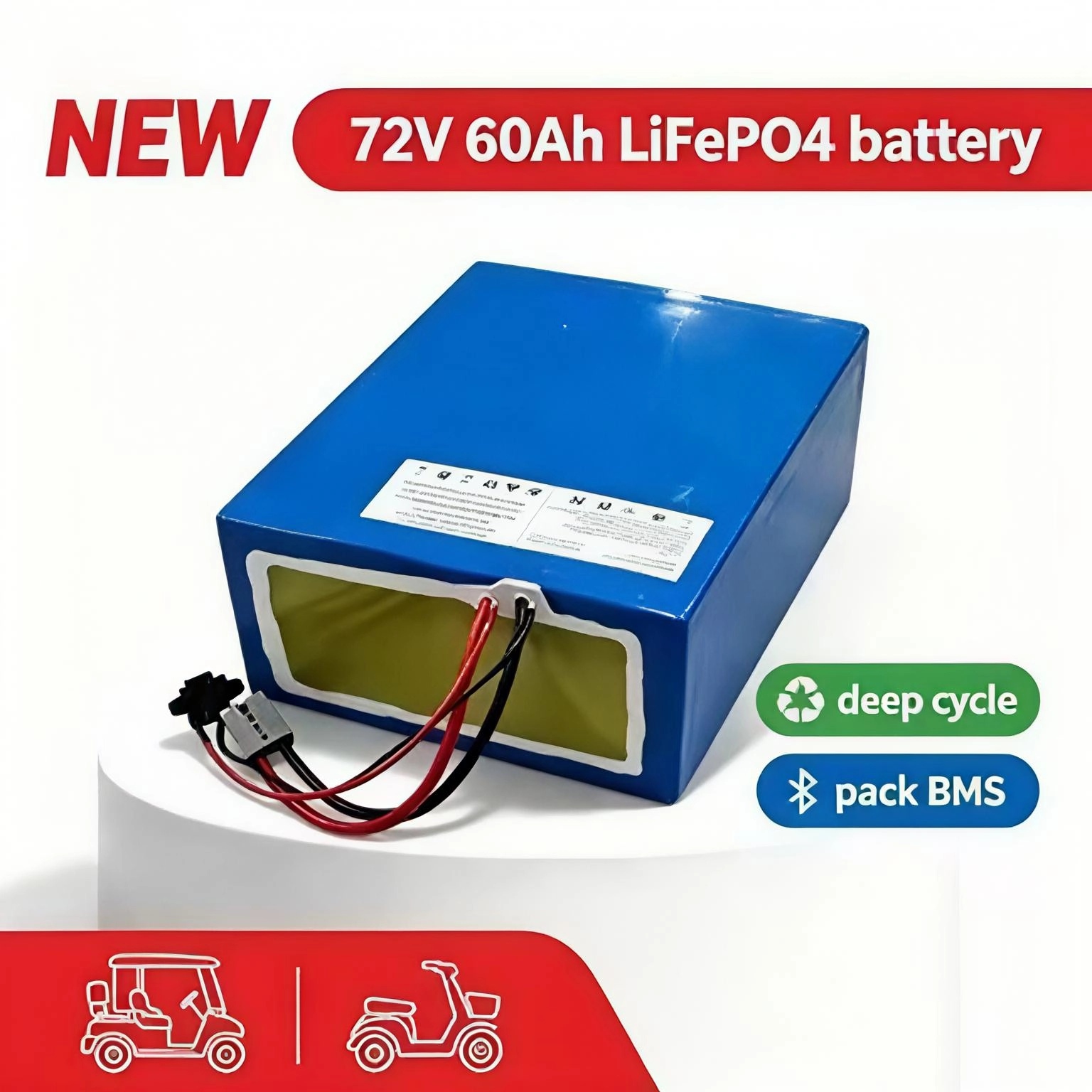 72V 60Ah Lifepo4 Battery Pack - Lityum 72V 60Ah lifepo4 batarya paketi