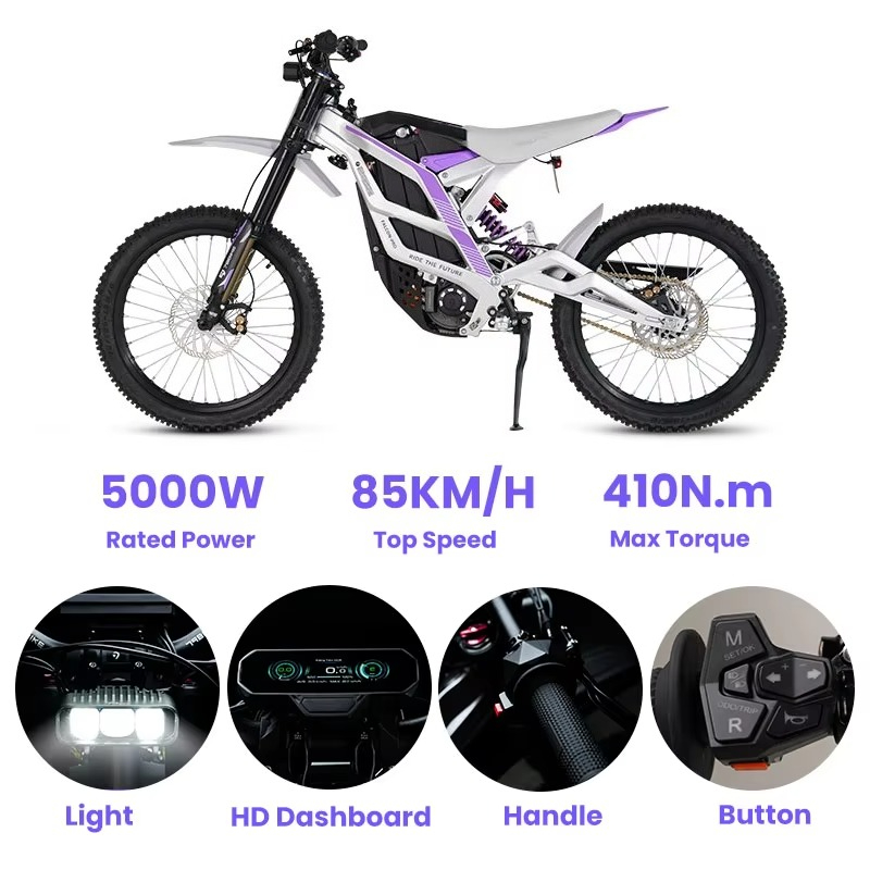 SXLL 79 Bisiklet 72V 35Ah Elek - 72V 12000W Electric Dirt Bike incelemesi ve fiyatı