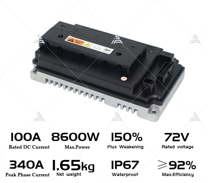 QSMOTOR 205 3000W V3 72V 80KPH - Electric Motorcycle Conversion Kit 72V incelemesi ve fiyatı