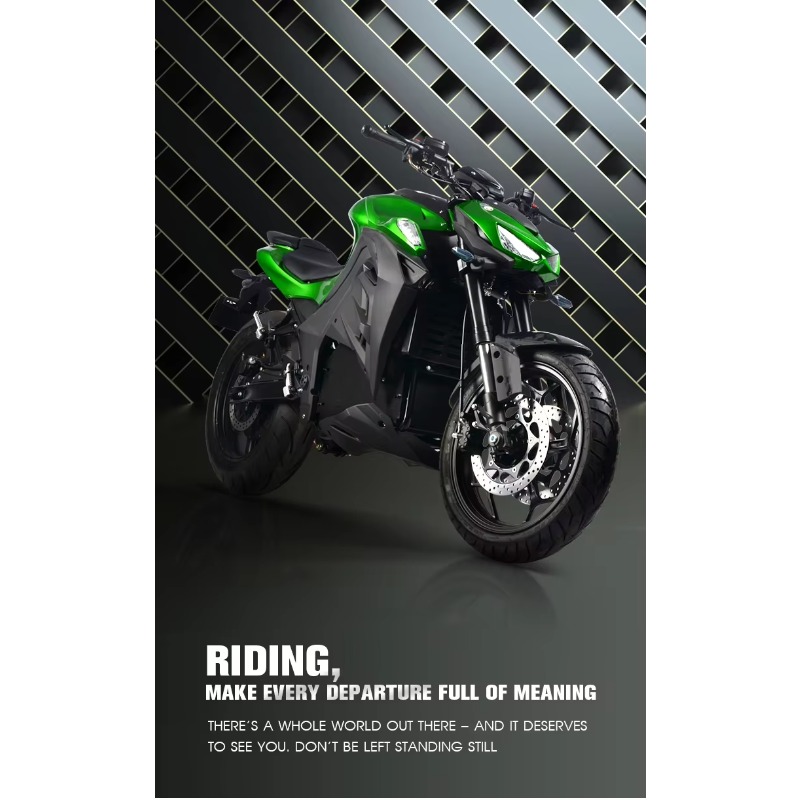 Lvyuan Yüksek Kaliteli ODF N19 - 72V 5000W Electric Motorcycle incelemesi ve fiyatı