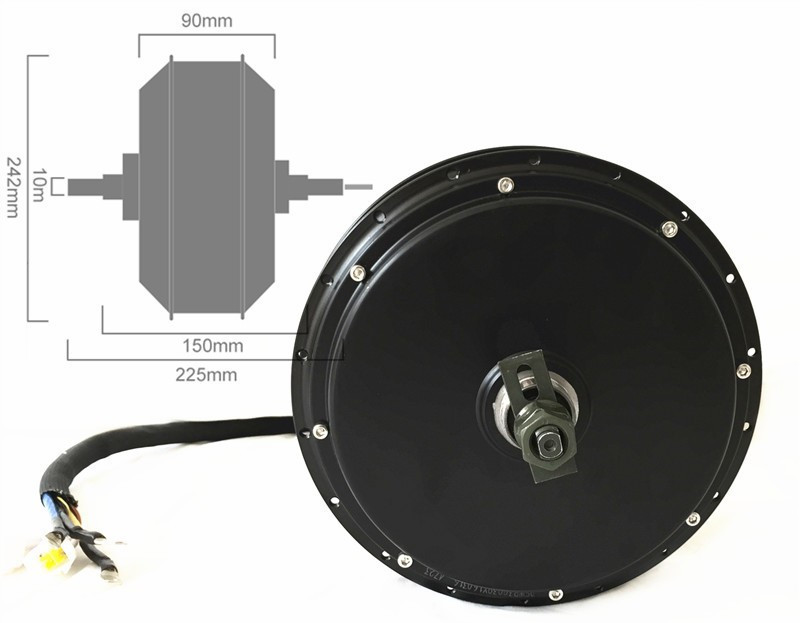 NBpower QS205 50H V3 72v 5000W - Electric Motorcycle Conversion Kit 72V incelemesi ve fiyatı