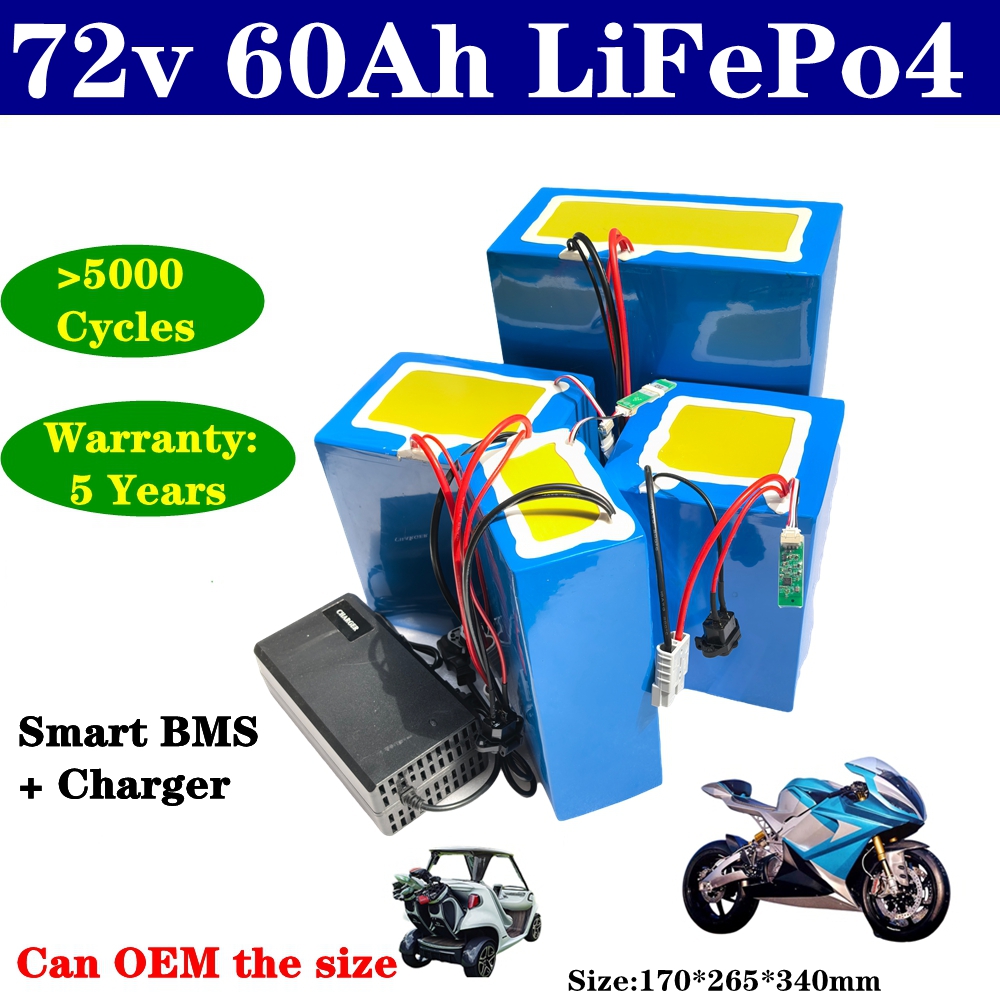 lityum 72V 60Ah lifepo4 pil pa - 72V 60Ah Lifepo4 Battery Pack incelemesi ve fiyatı