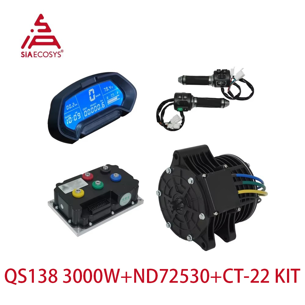 QS138 70H 3000W Orta Tahrik Mo - Mid Drive Motor Kit 72V 3000W incelemesi ve fiyatı