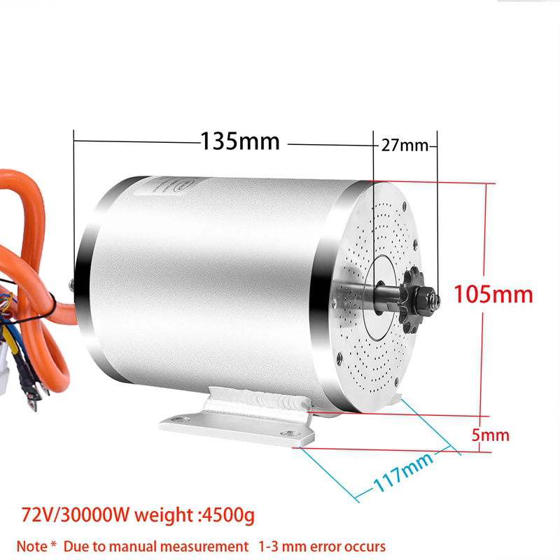 3000W 72V Motor Dönüşüm Kiti E - Electric Motorcycle Conversion Kit 72V incelemesi ve fiyatı