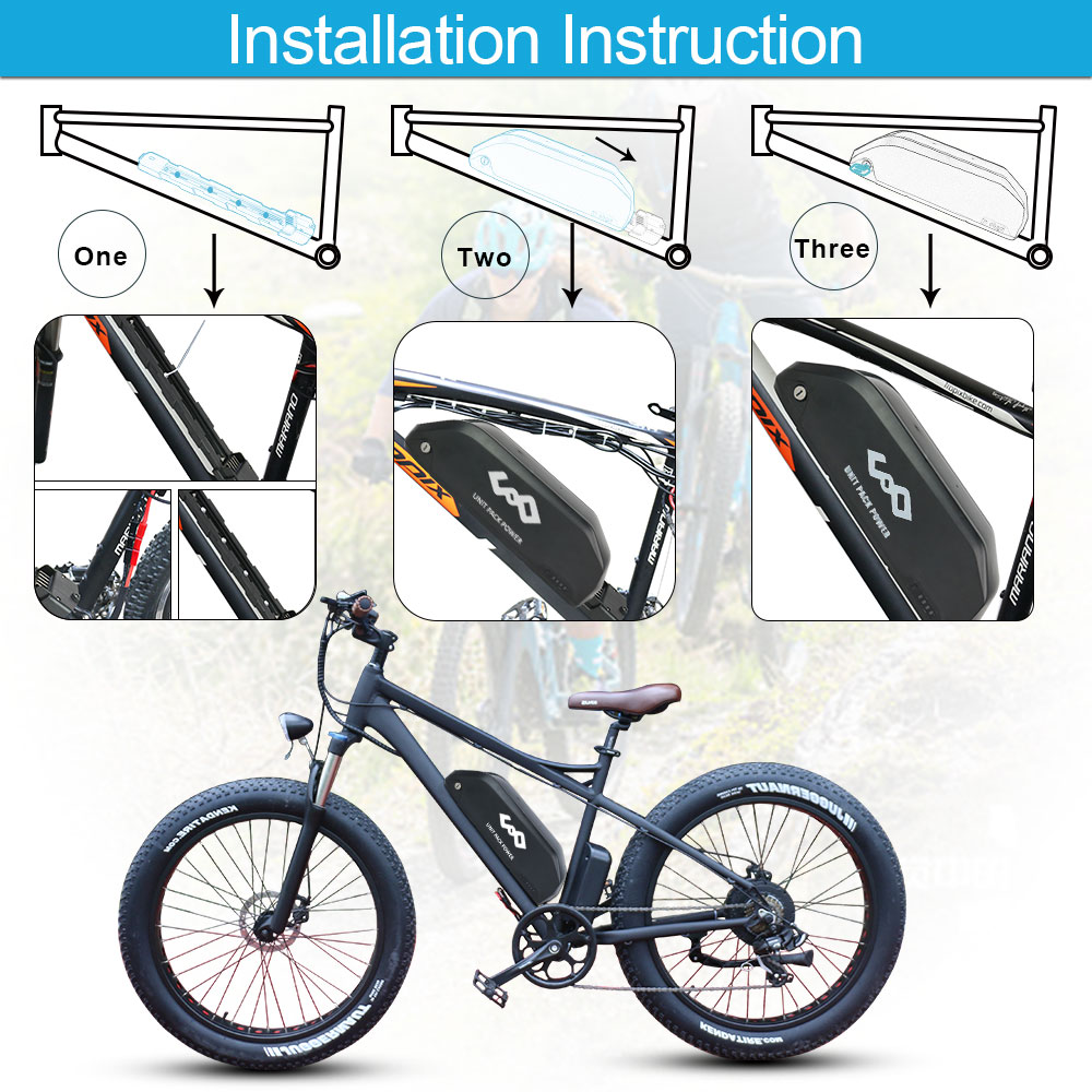 52V 25AH Downtube E-Bisiklet B - 60V 30Ah Electric Scooter Battery incelemesi ve fiyatı