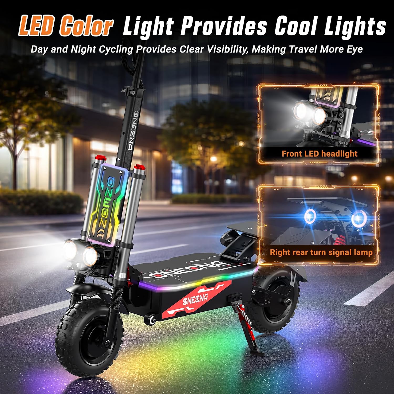 ONECNA NEW GT8PRO Yetişkin Ele - 60V 5600W Dual Motor Electric Scooter incelemesi ve fiyatı